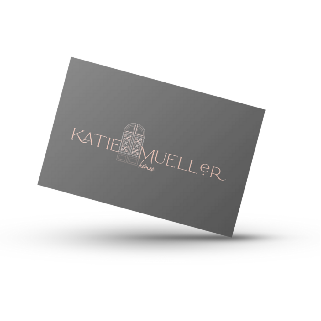 Branding Suite Katie Mueller Homes Business Card Mockup