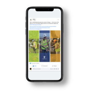 Kapur social media portfolio mockup